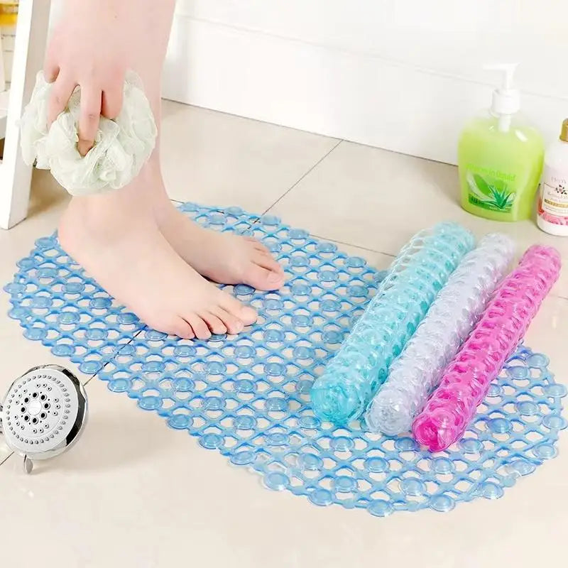 PVC Anti-Slip Bath Mat – 180 Massage Suction Cups, 36×66cm Anti-Slip Bath Mat SPOT