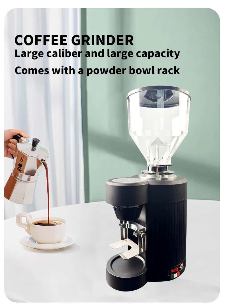 DUTRIEUX 65mm Flat Burr Electric Coffee Grinder 1500g Commercial Electric Coffee Grinder SPOT
