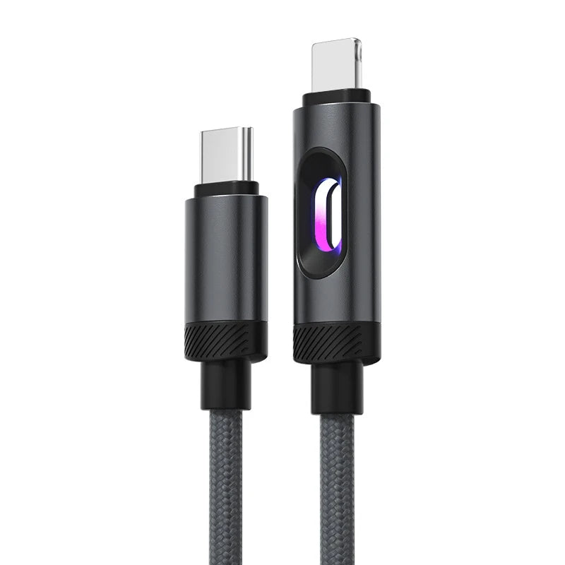 240W USB-C to USB-C Fast Charging Braided Cable | PD 6A USB-C Charging Cable SPOT