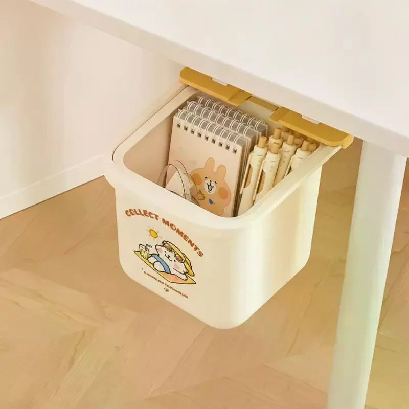 Under Desk Hanging Storage Organizer – No-Drill Clip-On Drawer Desk Hanging Organizer SPOT