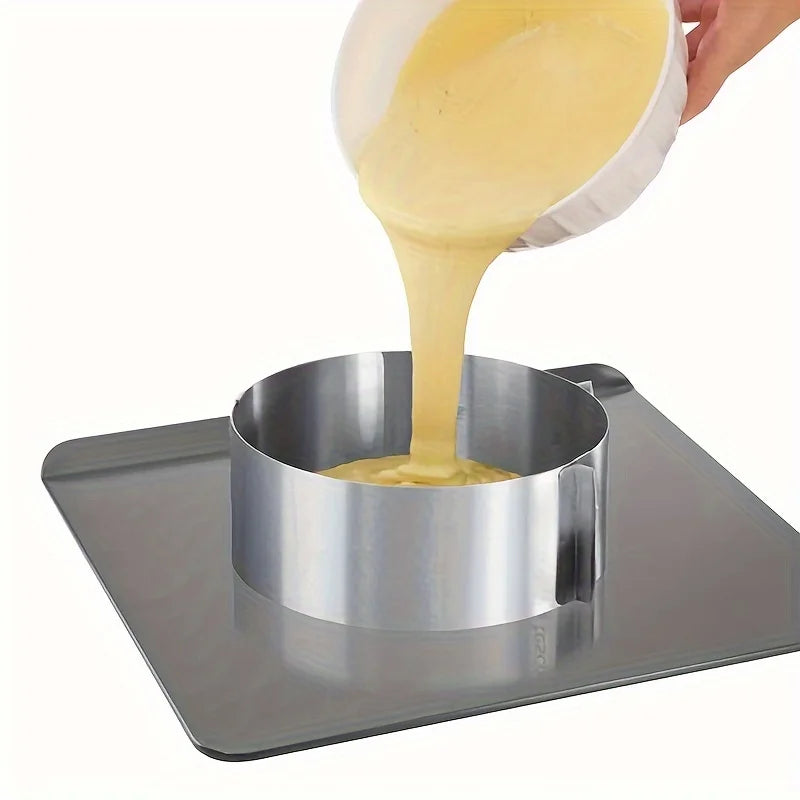 Adjustable Stainless Steel Cake Ring Mold – Easy Release Cake Ring Mold SPOT