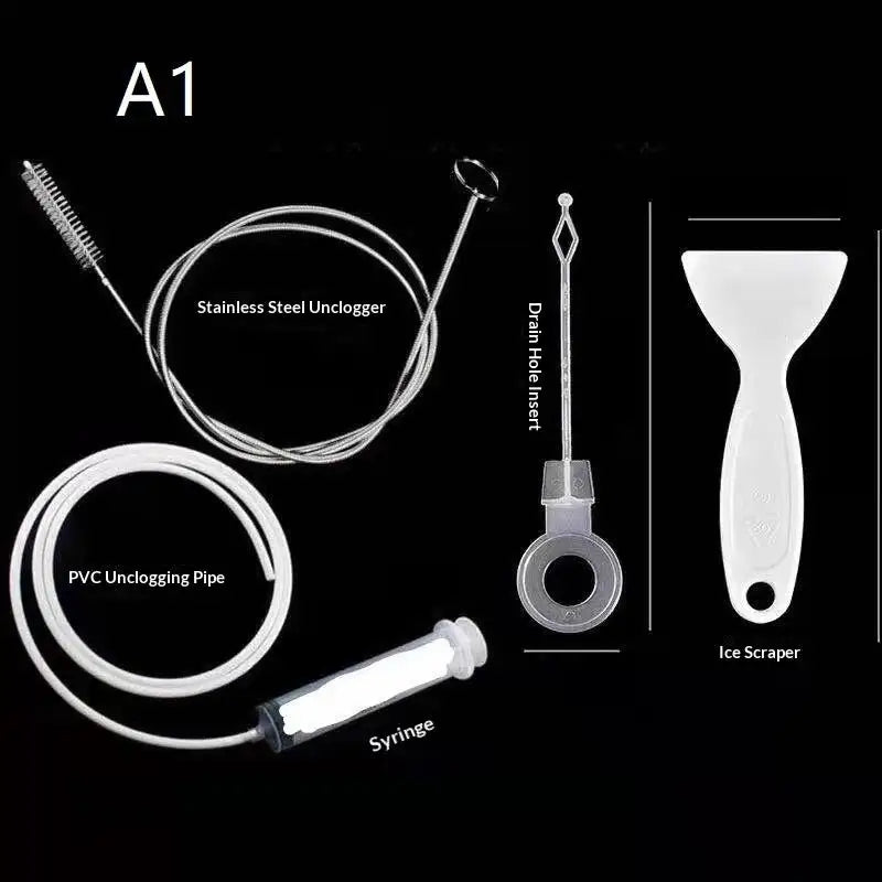 Refrigerator Drain Cleaning Kit – Brush, Hose & Syringe Drain Cleaning Kit SPOT A1