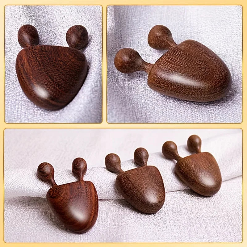 Sandalwood Face Massager – Snail Facial Meridian Tool Facial Massage Tool SPOT
