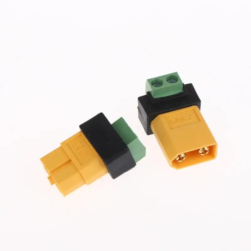 XT60 to 2-Pin Terminal Adapter – Solderless Charging Connector Power Connector Adapter SPOT