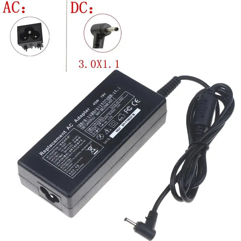 Acer Laptop Charger 19V 2.37A 45W 3.0x1.1mm Power Adapter Laptop Power Adapter SPOT