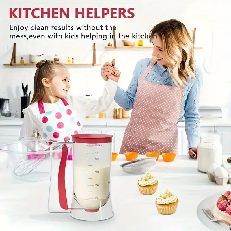 4-Cup Batter Dispenser for Pancakes, Cupcakes & Waffles Batter Dispenser SPOT