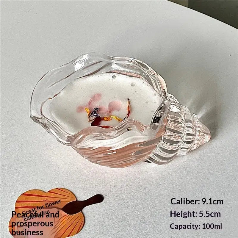 Conch Cocktail Glass – Large Capacity Creative Glassware Cocktail Glass SPOT 1pc