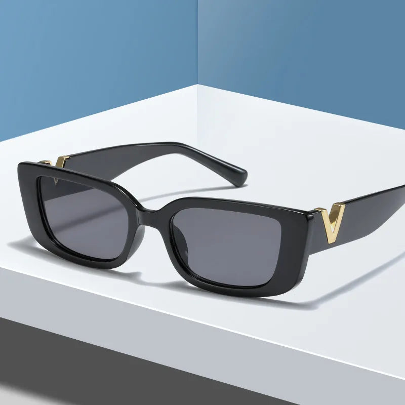 Women's Cat Eye Rectangle Sunglasses UV400 – Luxury V Style Fashion Sunglasses SPOT