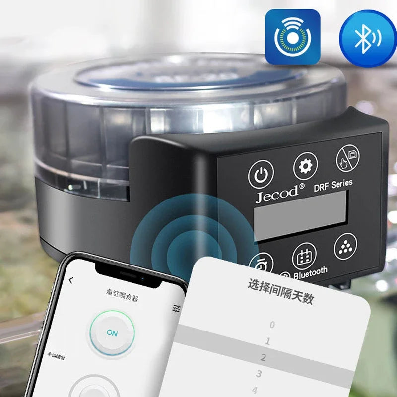 Automatic Fish Tank Feeder – Bluetooth App Timer & Dispenser Automatic Fish Feeder SPOT