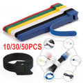 Nylon Cable Ties & Wire Organizer Set – 10/30/50 Pack Cable Organizer Ties SPOT 30PCS Yellow