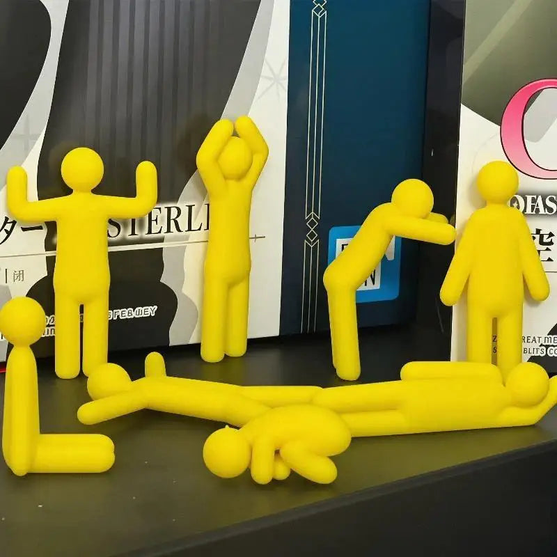 8-Pack 3D Printed Mecha Chameleon Robot Figures | Desk Decor Collectible Action Figures SPOT A2