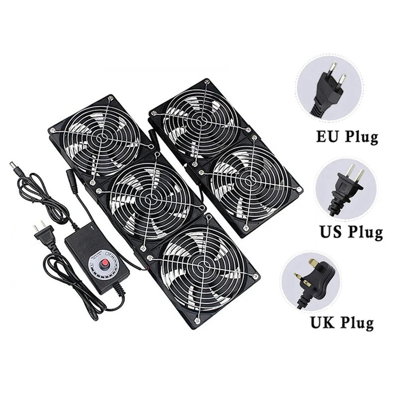 Exhaust Cooling Fan with Switch Cable for PC Server & Router PC Exhaust Cooling Fan SPOT