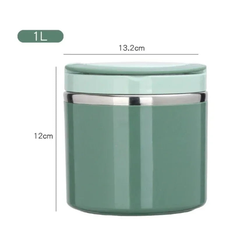 Stainless Steel Insulated Food Jar 630ml & 1000ml | Thermal Lunch Box Insulated Food Jar SPOT