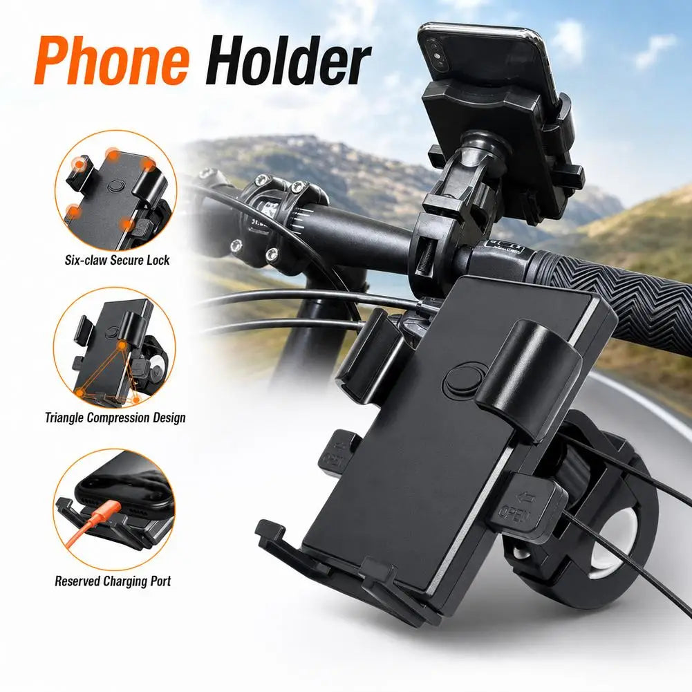 Bike & Scooter Phone Holder – Adjustable Shockproof Mount Bike Phone Mount SPOT