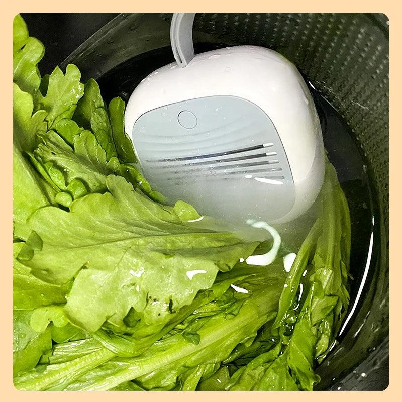 Wireless Rechargeable Fruit & Vegetable Cleaning Machine Food Cleaning Machine SPOT