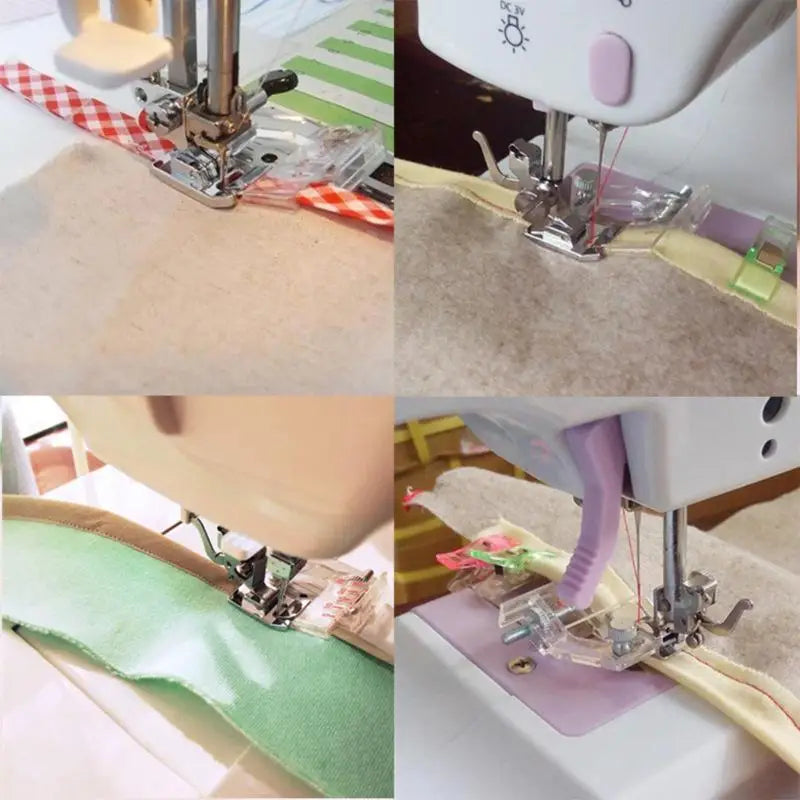 Adjustable Bias Tape Presser Foot – Low Shank Sewing Machines Sewing Presser Foot SPOT