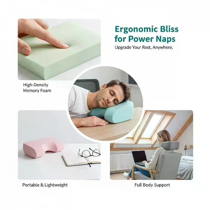 Ice Silk Cooling U-Shape Pillow – Neck & Lumbar Support Cooling Support Pillow SPOT