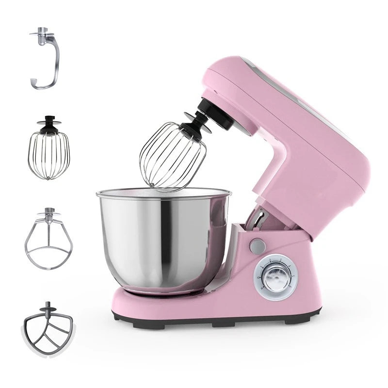 Pink Stand Mixer – Dough Kneading, Egg Beating & Baking Stand Mixer SPOT
