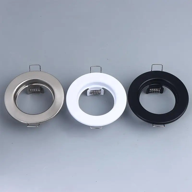 Round Adjustable LED Downlight Frame – MR16 GU10 Recessed Holder LED Downlight Frame SPOT