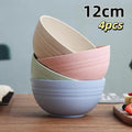 4-Pack Wheat Straw Bowls – Microwave & Dishwasher Safe Bowl Set SPOT A1