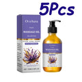 OceAura Lavender Body Massage Oil – Moisturizing & Relaxing Body Massage Oil SPOT 5 x 100ml Boxed