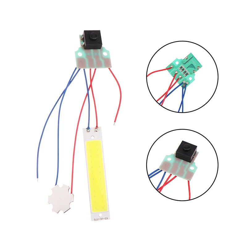 Double LED Light Board with Control Switch – DIY Desk Lamp LED Light Board SPOT