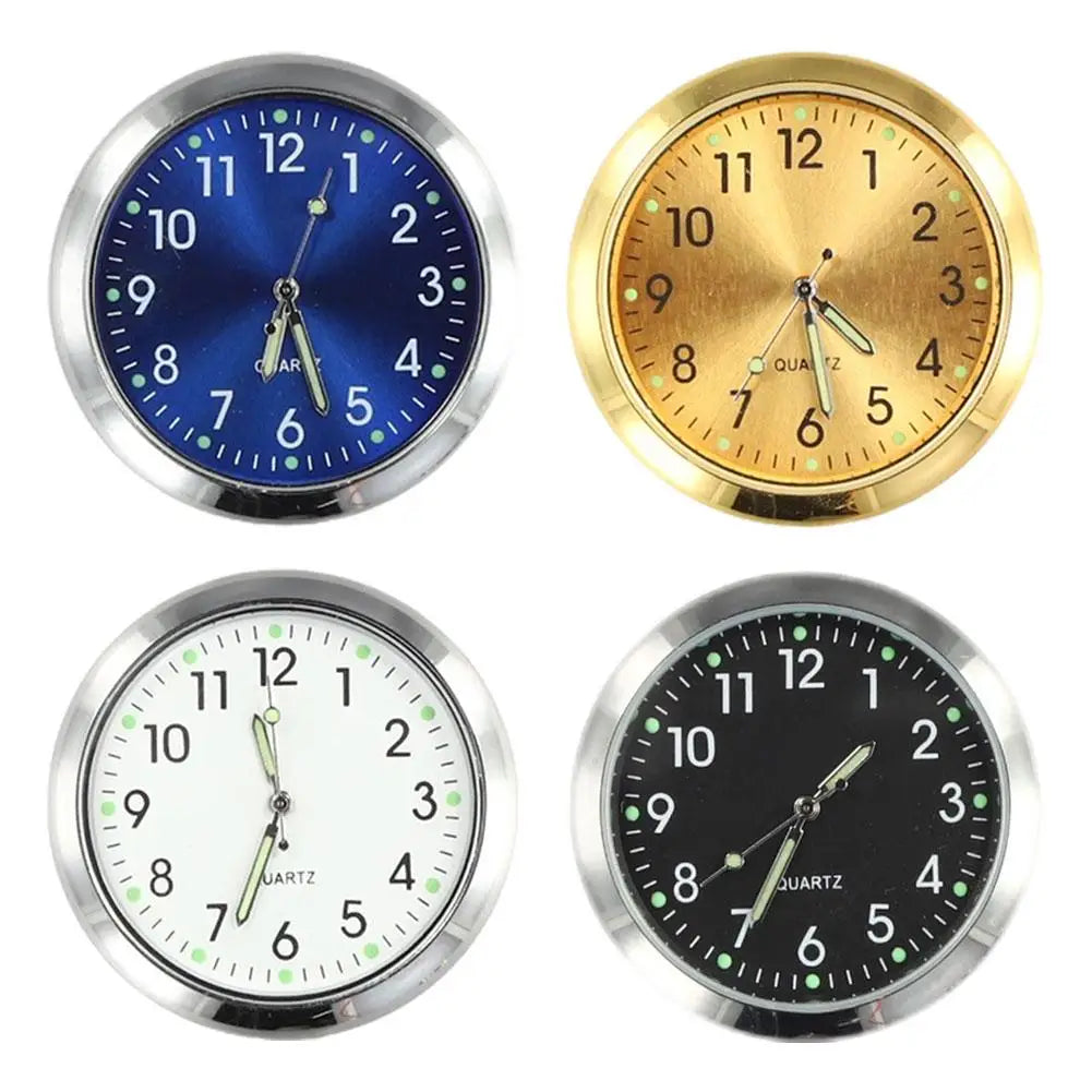 Mini Metal Car Dashboard Clock – Luminous Analog Quartz Car Dashboard Clock SPOT