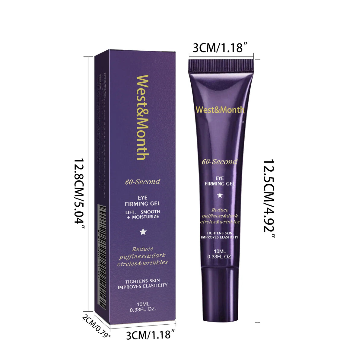 WEST MONTH Firming Eye Gel – Hydrating, Brightening Eye Care Eye Gel Cream SPOT