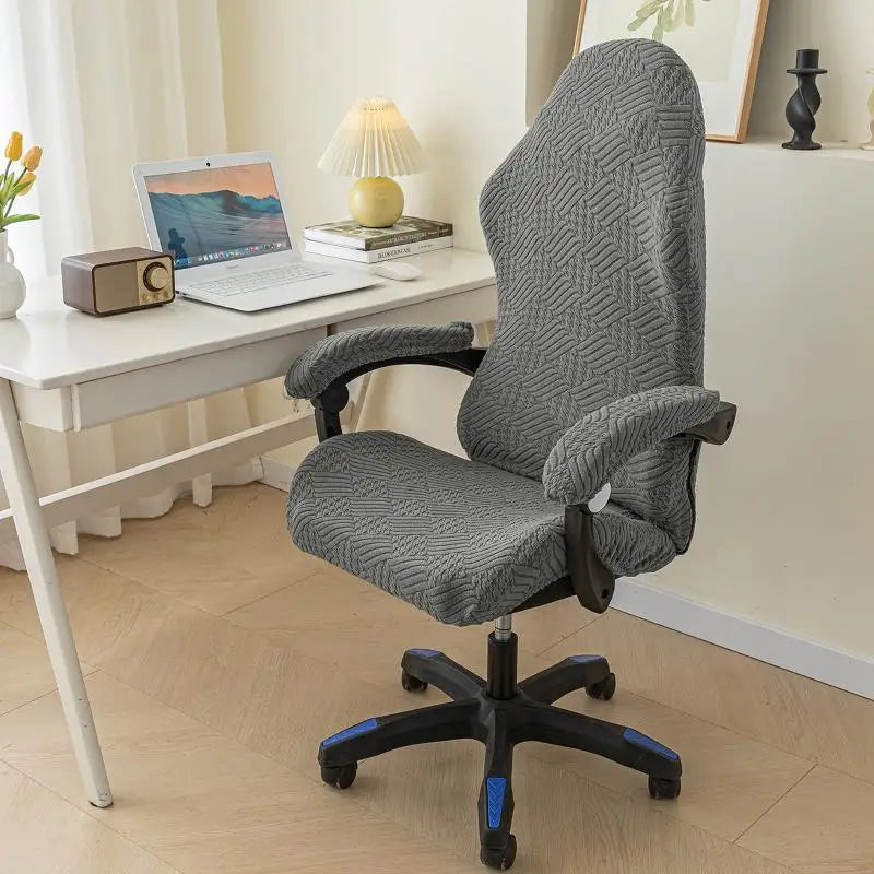 Elastic Gaming Chair Cover – Universal Fit, Dustproof & Anti-Slip Gaming Chair Cover SPOT Gray