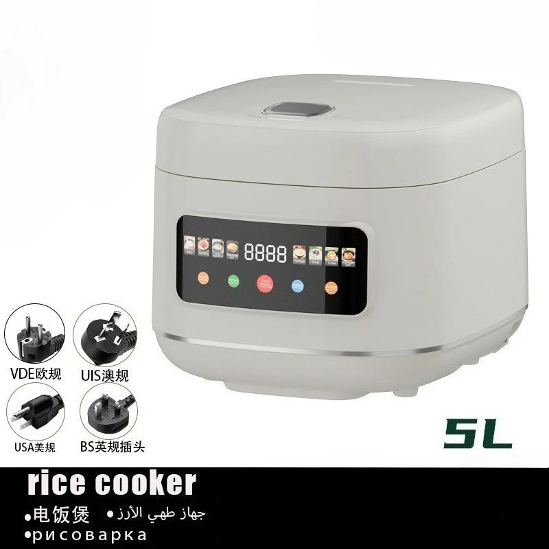 DUTRIEUX 5L Digital Rice Cooker & Multicooker – Smart Timer Electric Multicooker SPOT