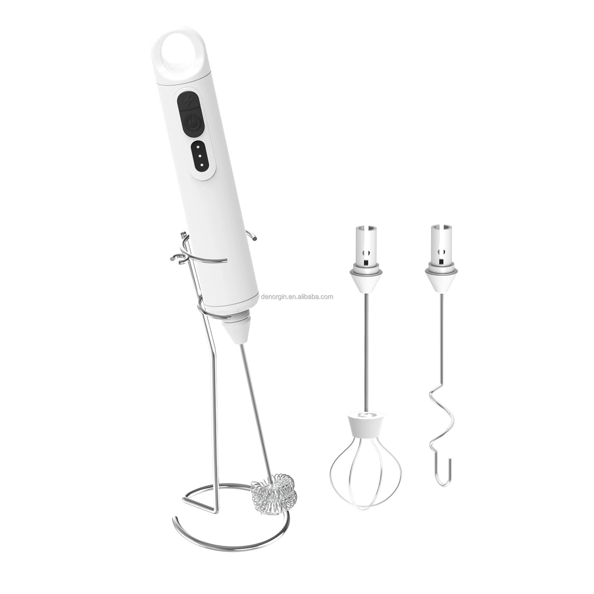 USB Rechargeable Handheld Milk Frother with Stand – 3 Speed Handheld Milk Frother SPOT Default Title