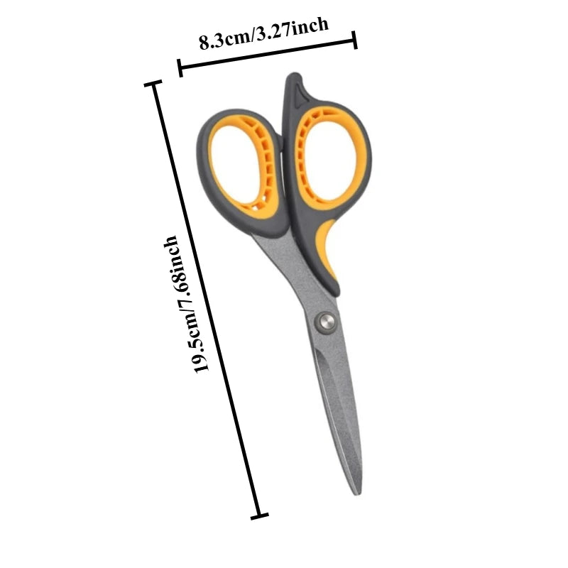 Stainless Steel Tailor's Scissors – Non-Stick & Rust-Resistant Tailor's Scissors SPOT Orange