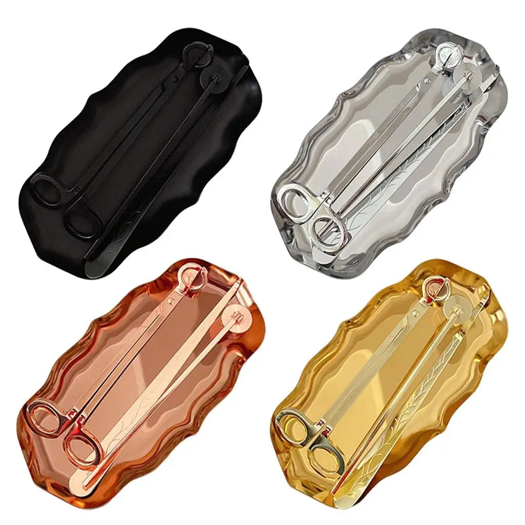 4-Piece Candle Care Set – Trimmer, Dipper, Snuffer & Tray Candle Care Set SPOT