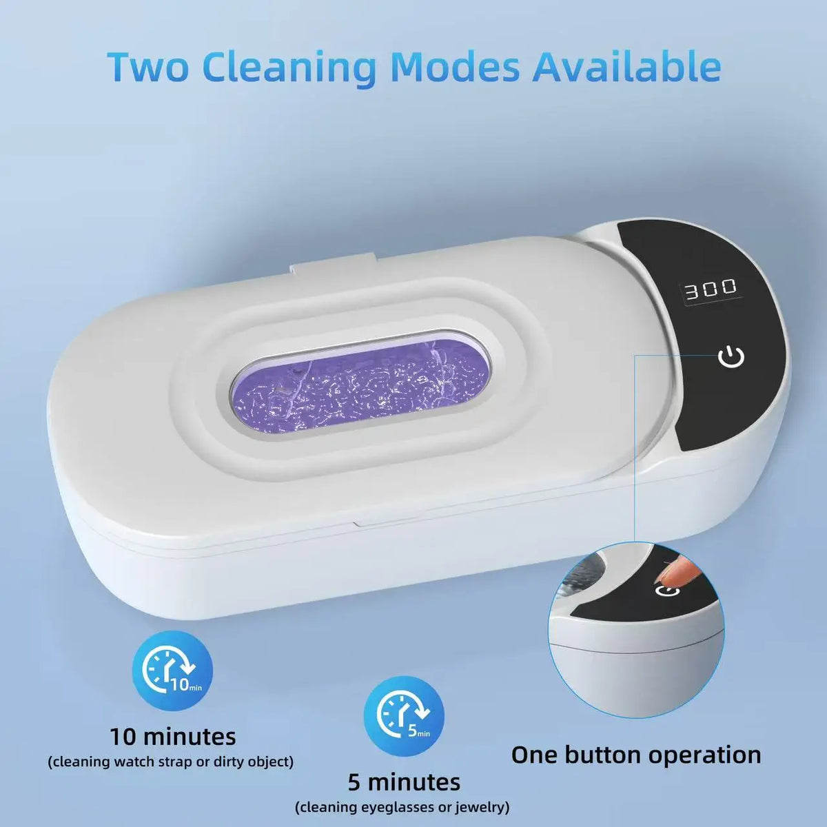 Ultrasonic UV Cleaner 400ml – Jewelry, Glasses & Watches Ultrasonic Cleaner SPOT