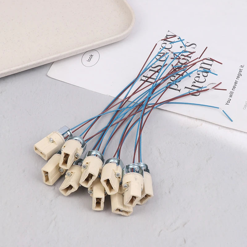 G9 Ceramic Bulb Socket Holder – LED & Halogen (10/20 Pack) Lamp Socket Holder SPOT