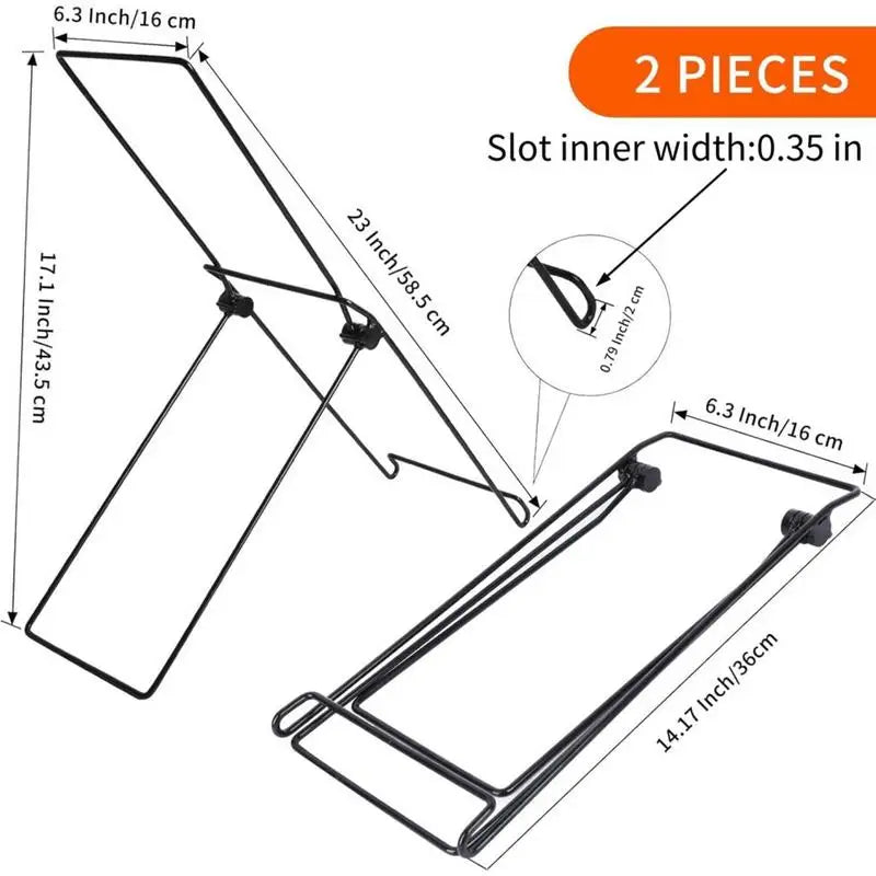 Foldable Solar Panel Stand 2-Pack – Lightweight Steel Outdoor Rack Solar Panel Stand SPOT
