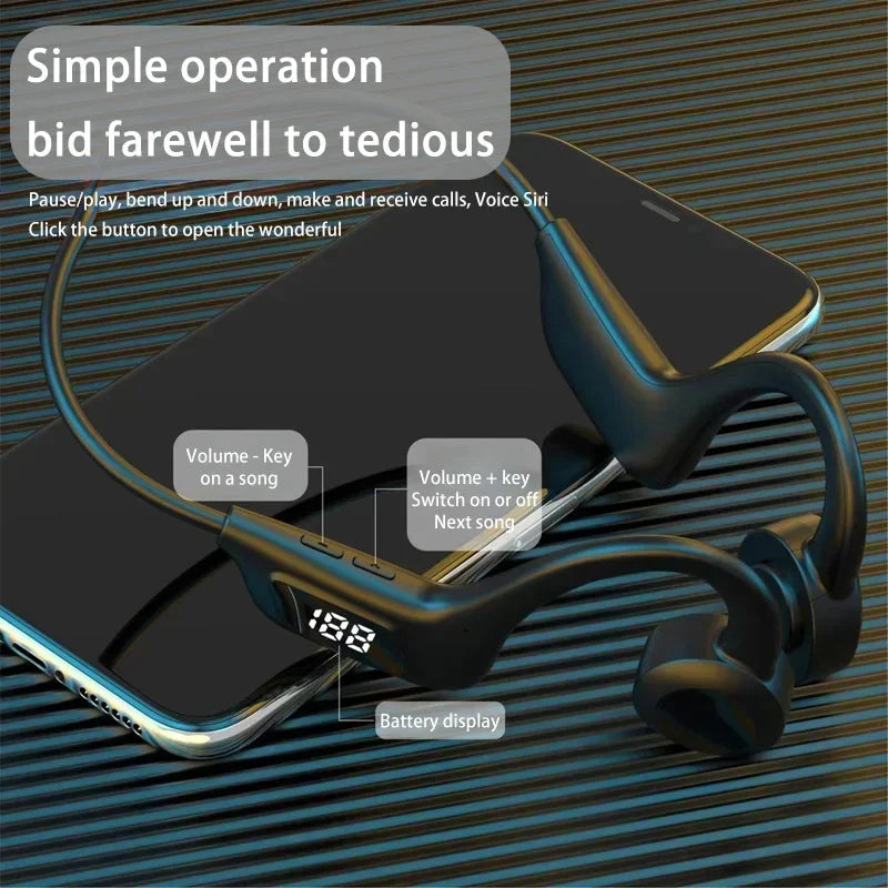 X7 Bone Conduction Wireless Sport Earphones Bluetooth 5.3 Wireless Sport Earphones SPOT