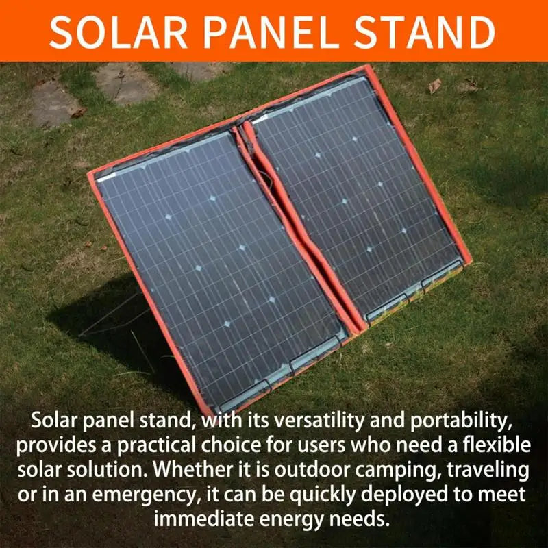 Foldable Solar Panel Stand 2-Pack – Lightweight Steel Outdoor Rack Solar Panel Stand SPOT