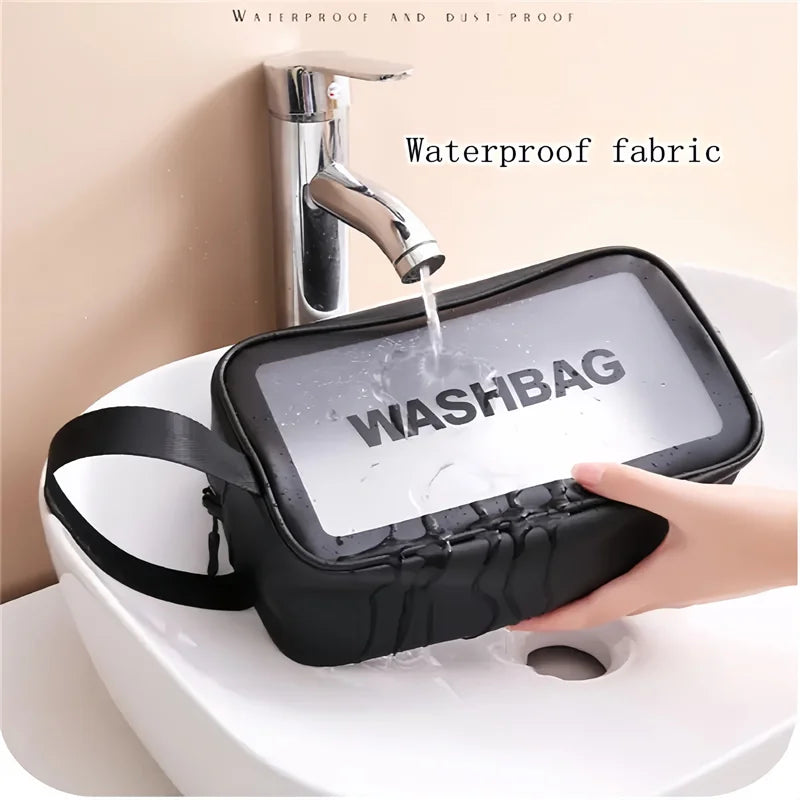 Transparent Waterproof Travel Makeup Bag – Large Capacity Travel Makeup Bag SPOT