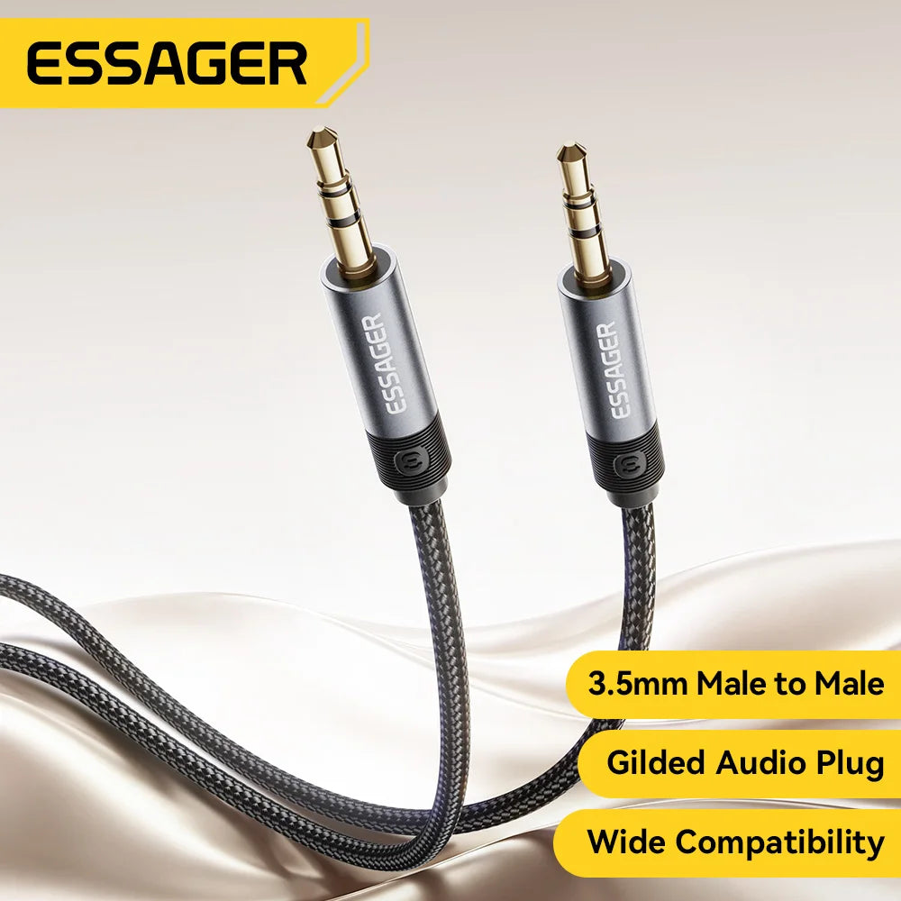 Essager 3.5mm Male to Male AUX Audio Cable | 5 Lengths AUX Audio Cable SPOT