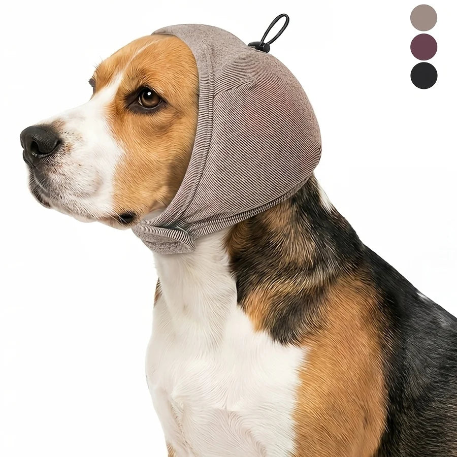 Adjustable Calming Dog Hat – Elastic Ear Muffs & Hoodie Dog Hat & Hoodie SPOT