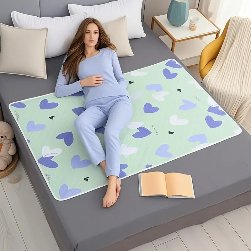 Washable Anti-Slip Bed Protector Pad – Polyester Mat for Pets Bed Protector Pad SPOT