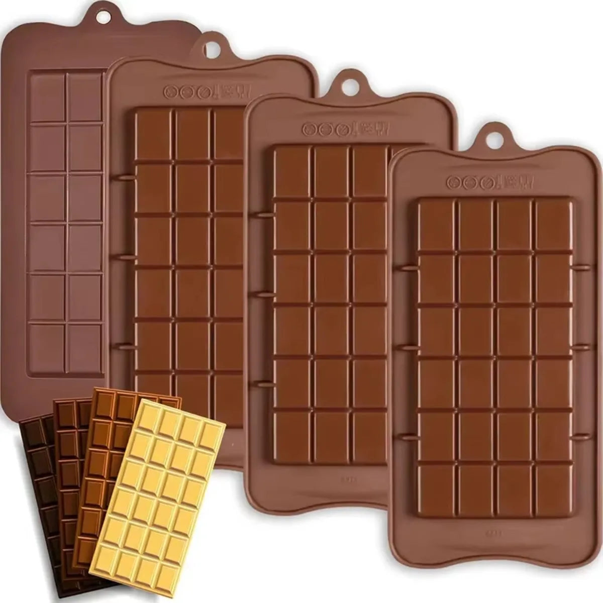 Leaf Silicone Chocolate Snap Bar Mold – 10 or 24 Cavity Tray Silicone Baking Mold SPOT