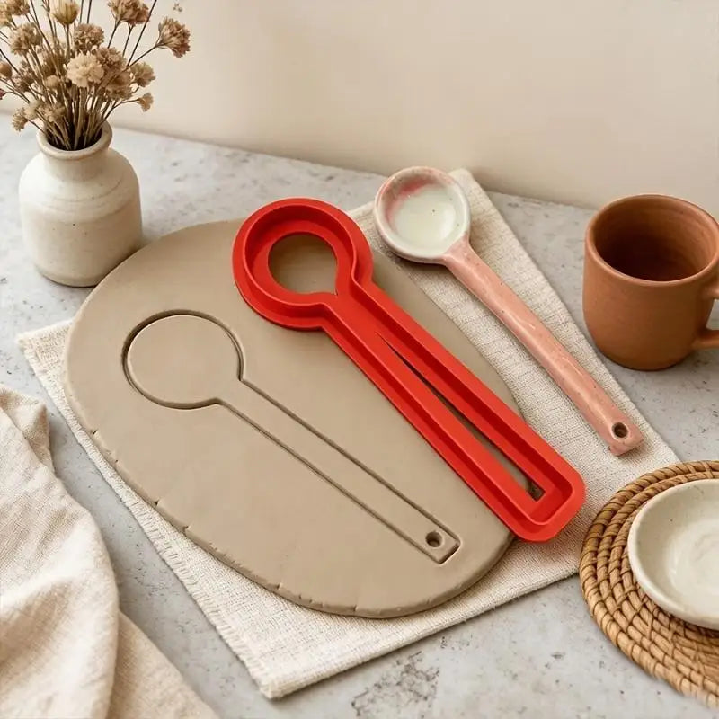 Clay Spoon Cutter Mold – Pottery & Ceramic DIY Craft Tool Clay Craft Mold SPOT
