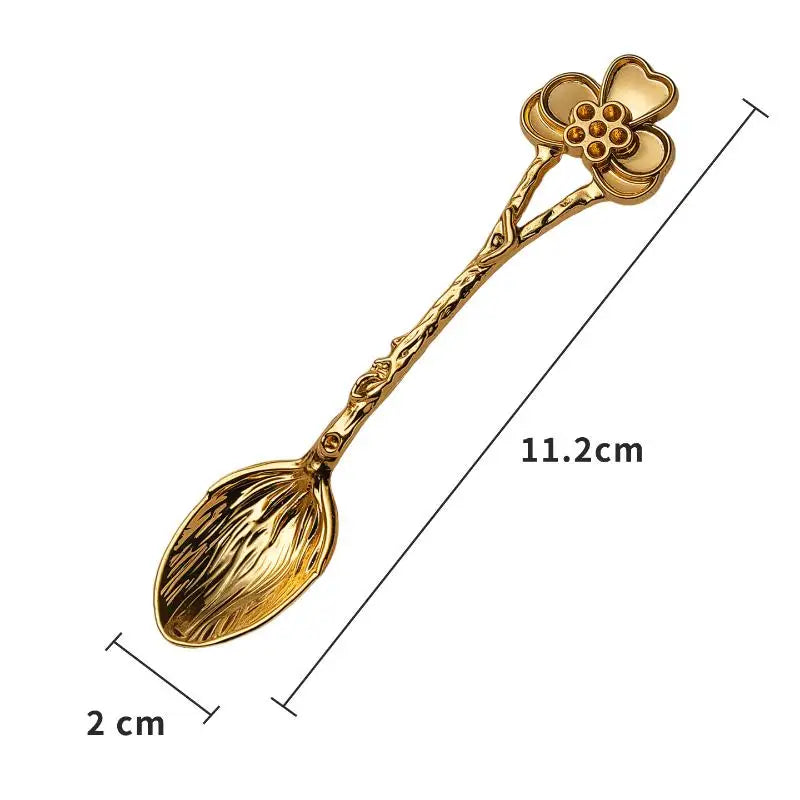 Retro Dragonfly Metal Coffee Spoon – Zinc Alloy Dessert Spoon Decorative Coffee Spoon SPOT D