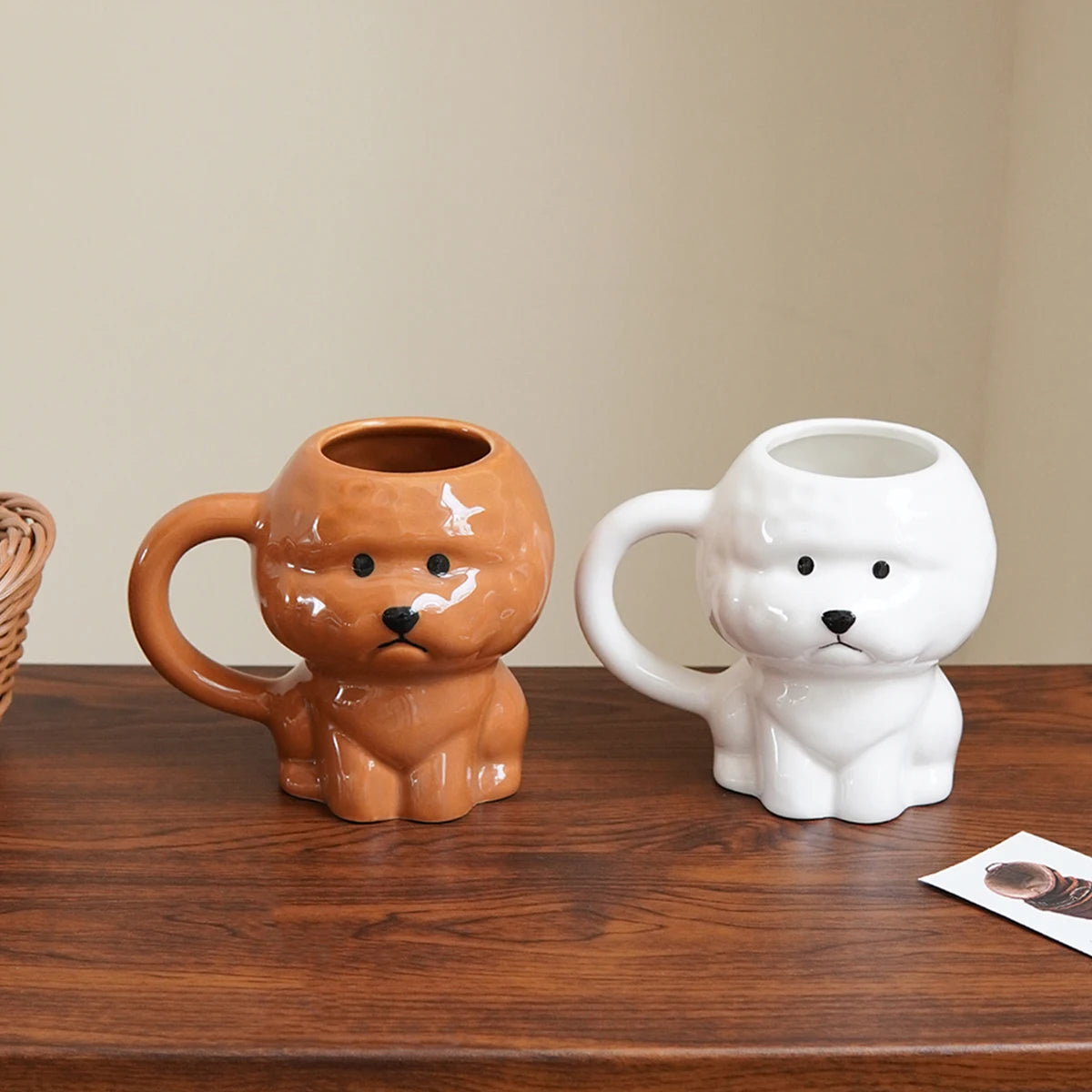Cute Puppy Dog Ceramic Mug – Large Capacity Coffee Cup Novelty Ceramic Mug SPOT