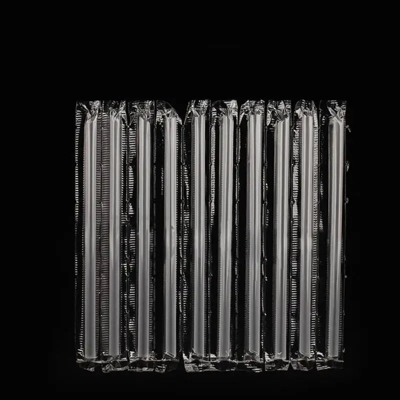 100-Pack Clear Pointed Disposable Drinking Straws – PP Plastic Disposable Drinking Straws SPOT