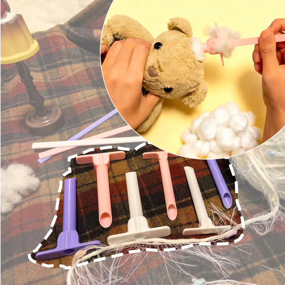 3D-Printed Doll Stuffing Tool Set – DIY Stuffed Animal Kit Craft Stuffing Tool SPOT