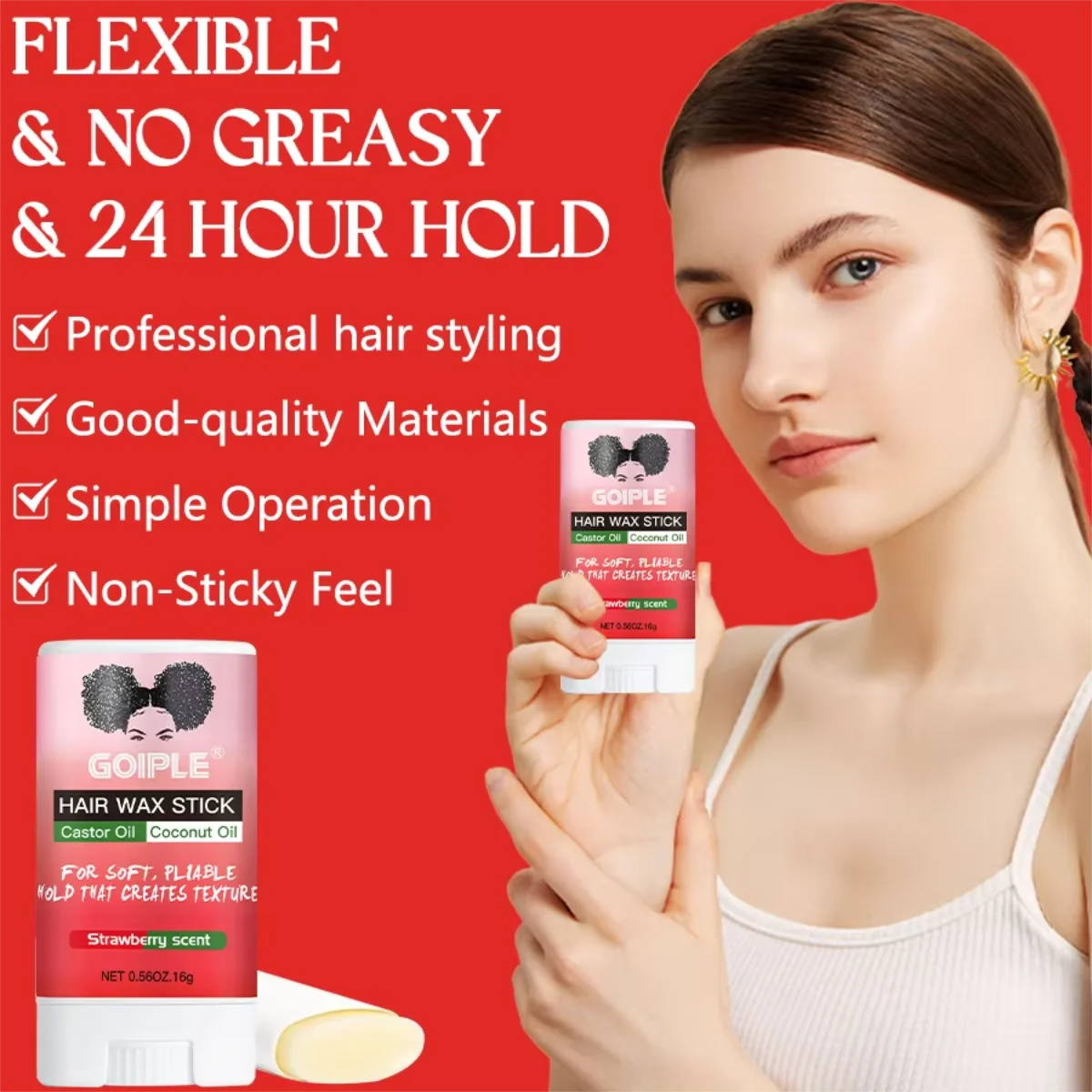 Goiple Hair Wax Stick – Frizz & Flyaway Control Pomade 16g Hair Wax Pomade SPOT