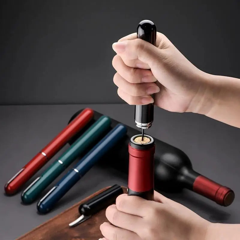 2-in-1 Air Pressure Wine Opener & Foil Cutter – Spill-Free Wine Opener SPOT